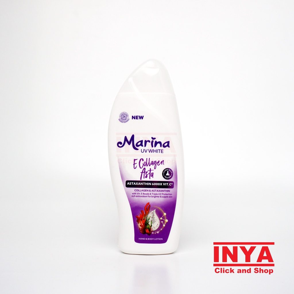 MARINA UV WHITE E COLLAGEN ASTA ASTAXATHIN 185ml - Hand and Body Lotion