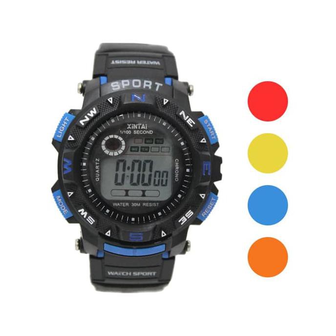 JAM TANGAN SPORT DIGITAL - RUBBER STRAP - 4 PILIHAN WARNA - FINX-488