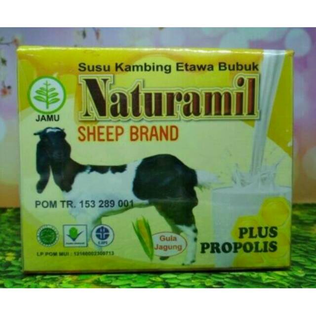 Naturamil / Susu Kambing Etawa Bubuk Plus Propolis dengan Gula Jagung
