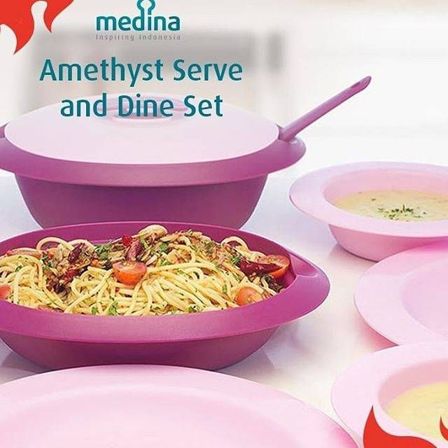 Medina Amethyst Serve and Dine Set dusdusan
