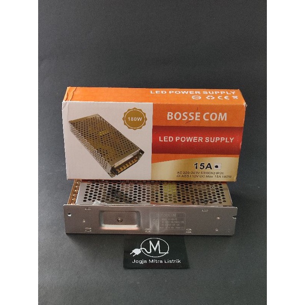 POWER SUPPLY STRIP LED BOSSECOM / TRAVO CCTV 15A