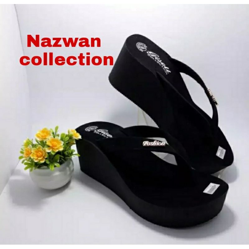 Sandal fussion,Sandal wedges perempuan