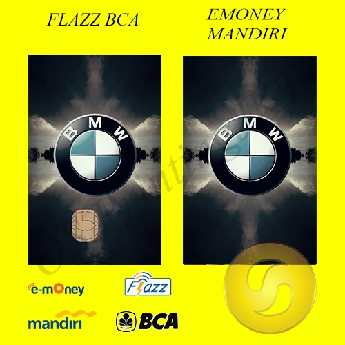 CUSTOM KARTU FLAZZ BCA GENERASI 2 ATAU EMONEY/SALDO 0 - BMW EDITION