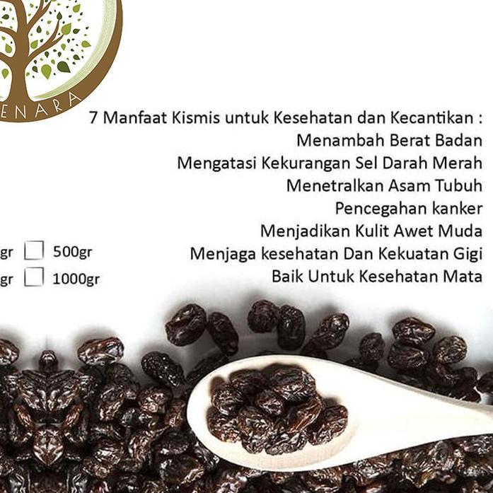 

►-884 Dark Raisin Kismis hitam 1KG *