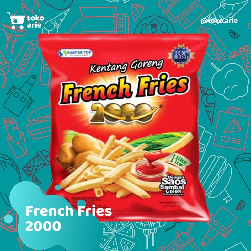 

KENTANG GORENG / FRENCH FRIES / SNACK KENTANG GORENG SIANTAR TOP 31gram