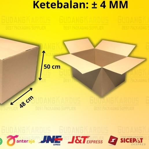 

♟ Kardus Karton Box 100x48x50 CM Kotak Dus Packing Pindahan Jumbo Polos ☀