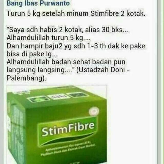 Stimfibre Hpai Bandung Asli Original Shopee Indonesia