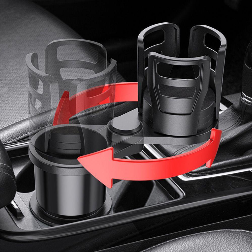 Bracket Cup holder Populer Rak Penyimpanan Multifungsi Terbaru360°Rotasi Dapat Diatur 2in1