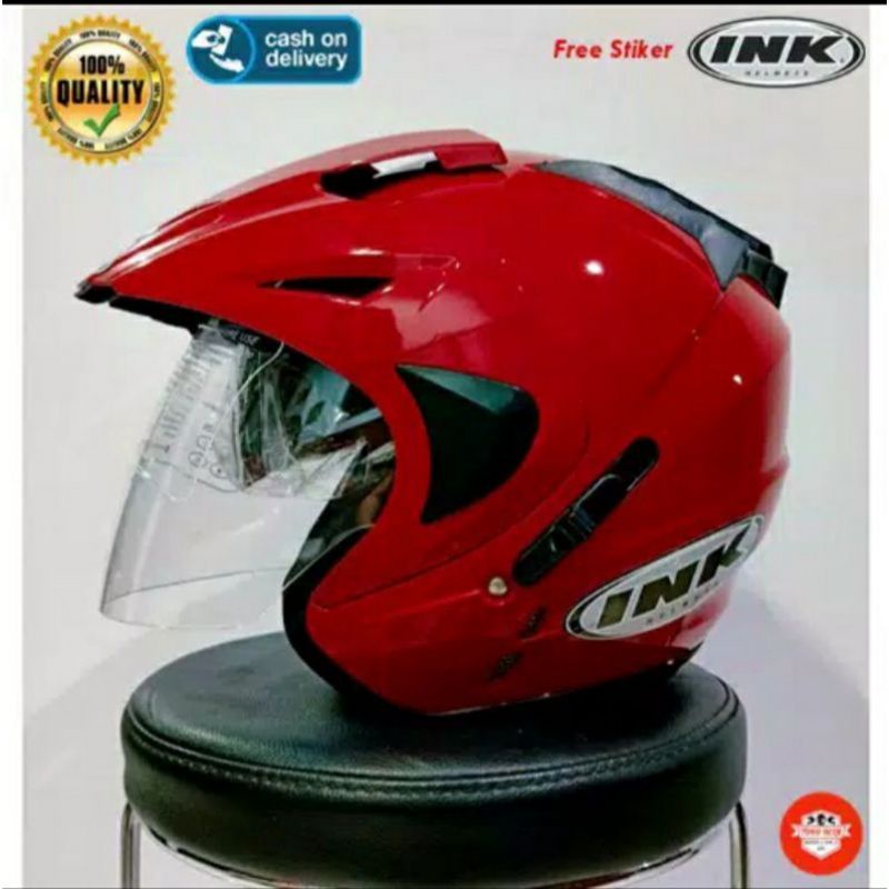 HELM DOUBLE VISOR TERMURAH TERLARIS
