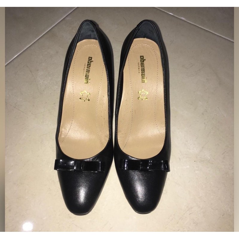 Obermain Black High Heels Sz 35