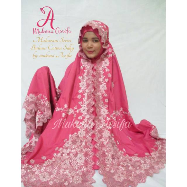 Mukenah maharani bordiran padang pariaman