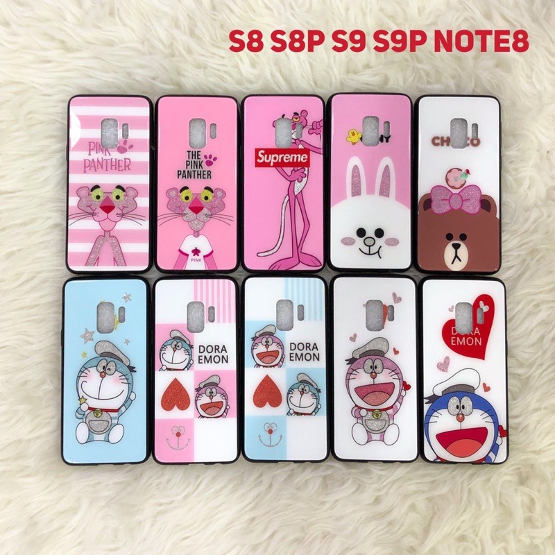 [ HOT SALE !! Random Motif ] Case Glass Samsung S8 S8plus Case samsung Note 8