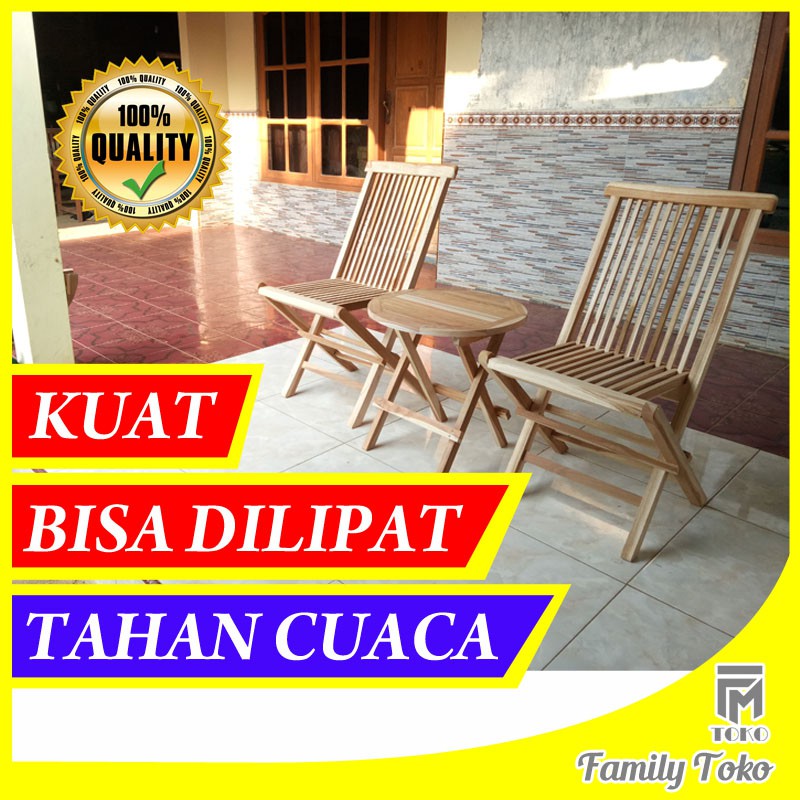 FM04 SET MEJA KURSI LIPAT TERAS KOPI CAFE RUMAH PIKNIK FM04 SET MEJA KURSI LIPAT TERAS KOPI CAFE RUMAH PIKNIK