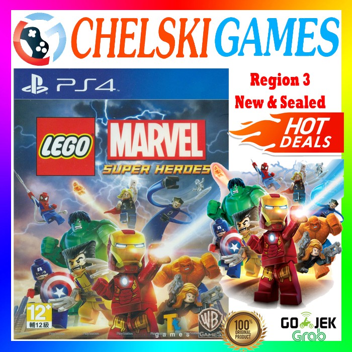 Ps4 Lego Marvel Super Heroes Shopee Indonesia