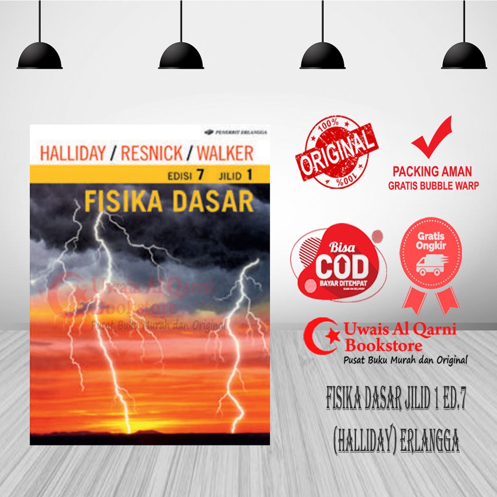 BEST SELLER ORIGINAL FISIKA DASAR EDISI 7 (HALLIDAY) ERLANGGA