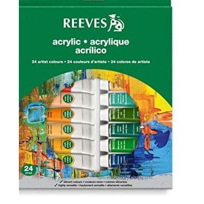 

NEW-ARRIVAL!!! Reeves 24 Acrylic Color Set / Reeves Akrilik / Cat Akrilik / Acrylic C@D4