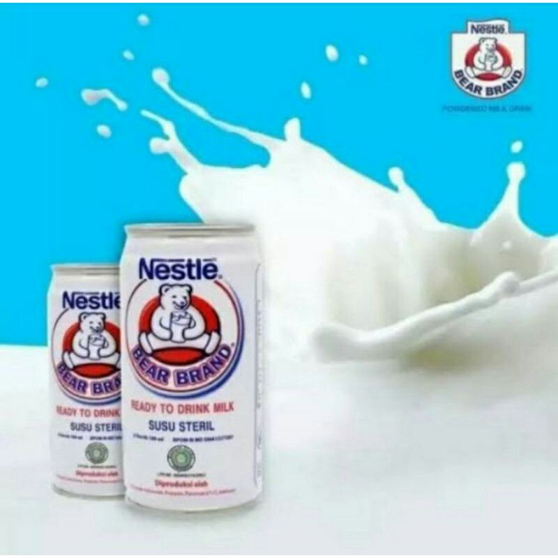 

BEAR BRAND Susu Kaleng Susu Beruang Susu Steril 189ml