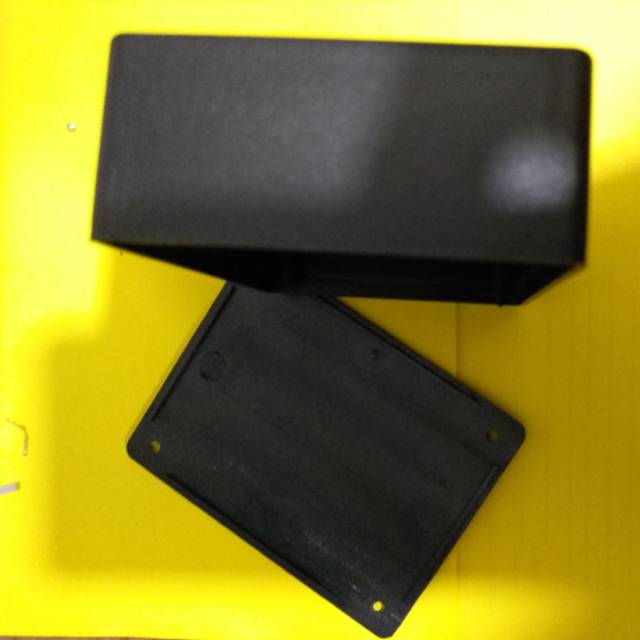 Box B3 hitam plastik box enclosure elektronik module black box kotak  L