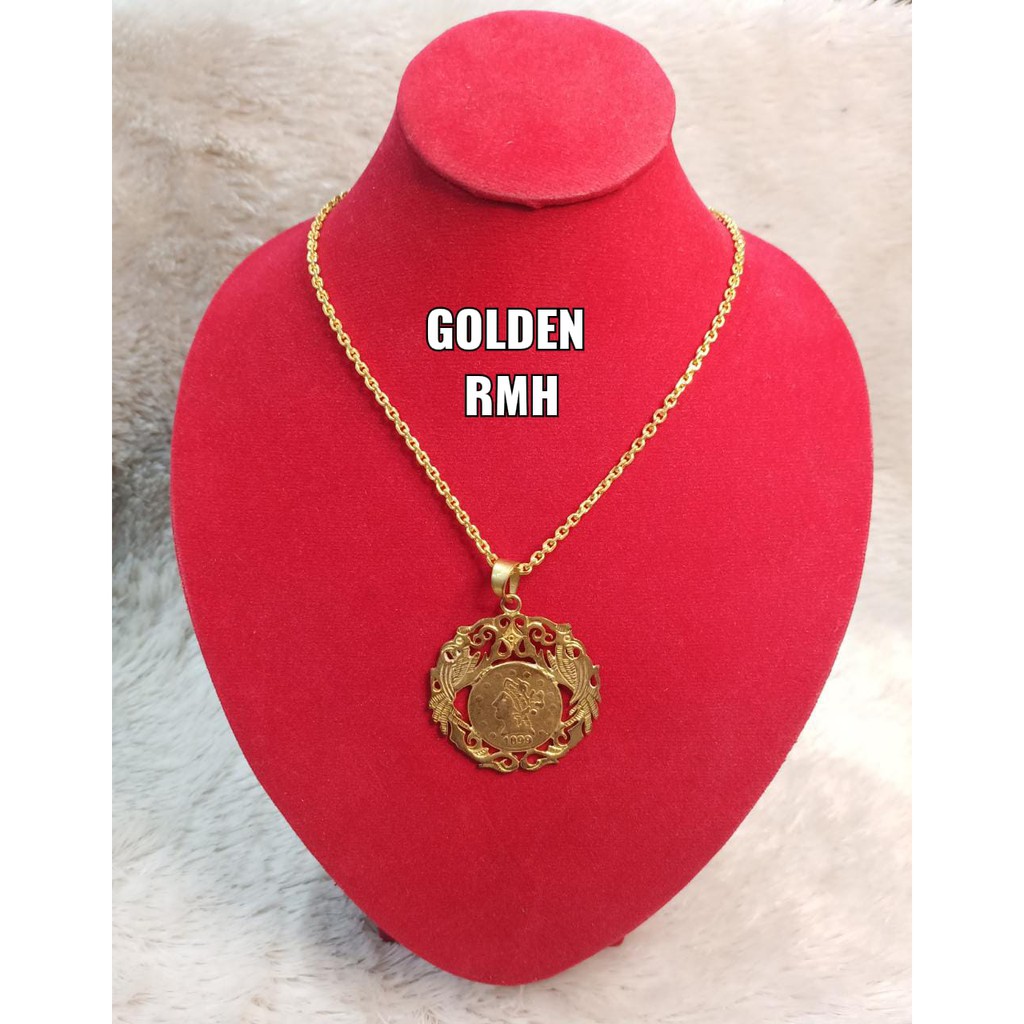 Kalung Golden Koin Besar