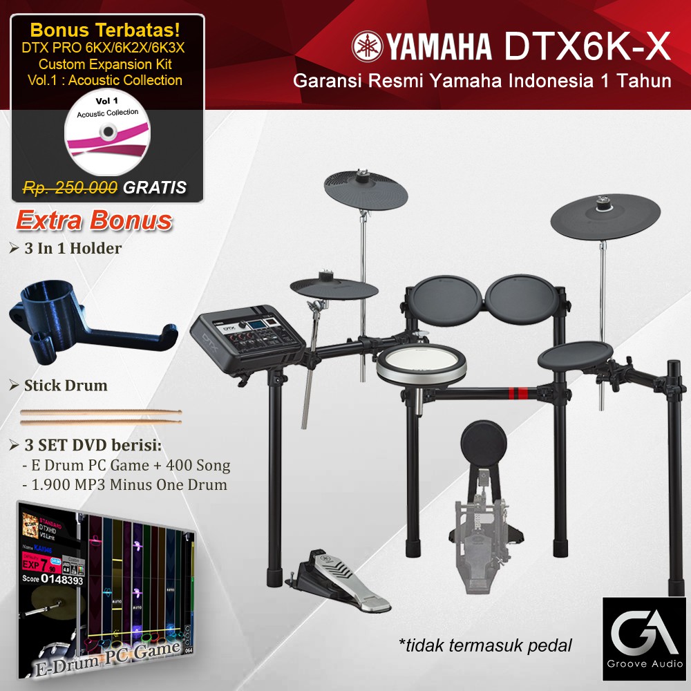 Drum Elektrik Yamaha DTX6K-X / DTX6KX / DTX 6KX / DTX 6 KX / DTX6K