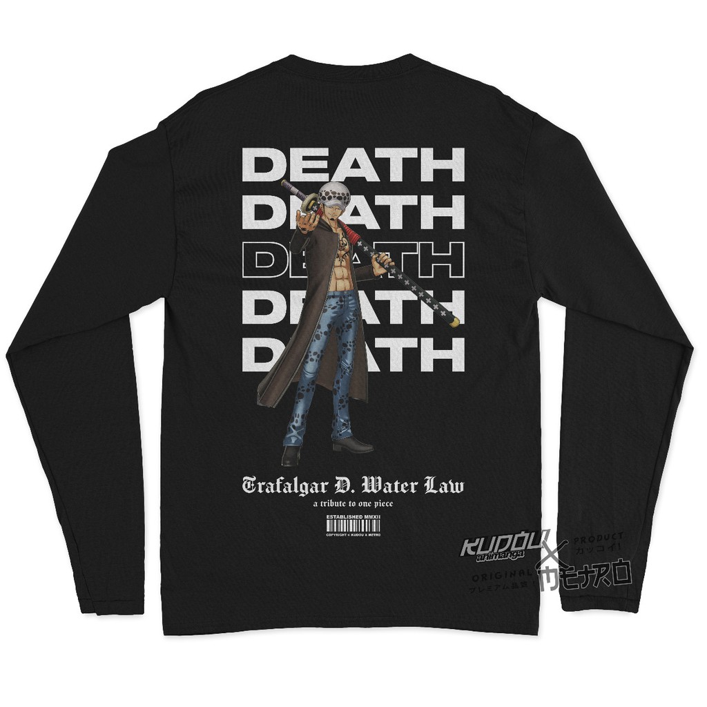 Longsleeve Law The Death  Anime Manga One Piece Trafalgar D Water Law Premium