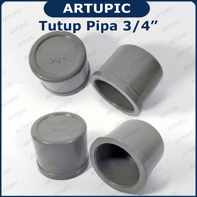 Tutup Pipa 3/4&quot; inch | Dop Pipa Air 3/4 Inch | Tutup Pipa 3/4 | Dop Cap 3/4