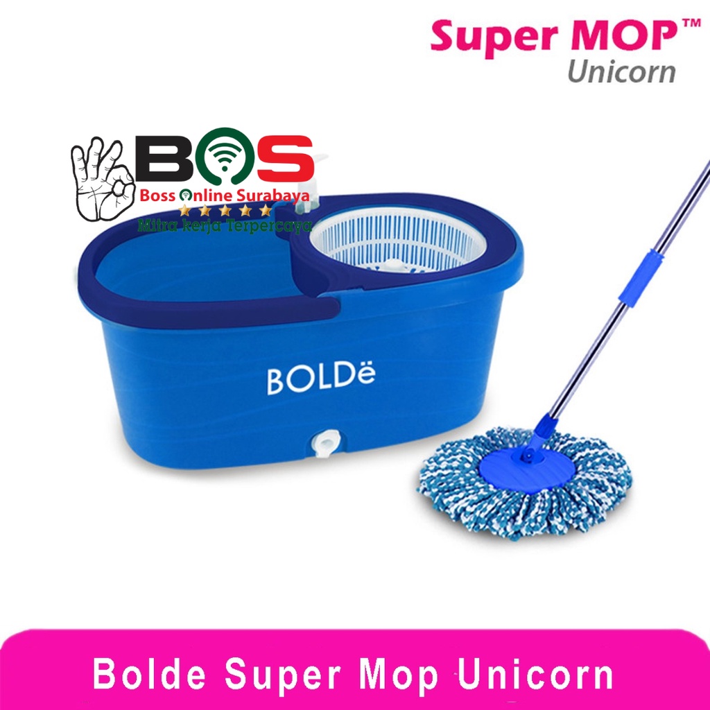 ALat Pel Putar BOLDe Spin Mop Unicorn Super Mop Unicorn Alat Pel Lantai