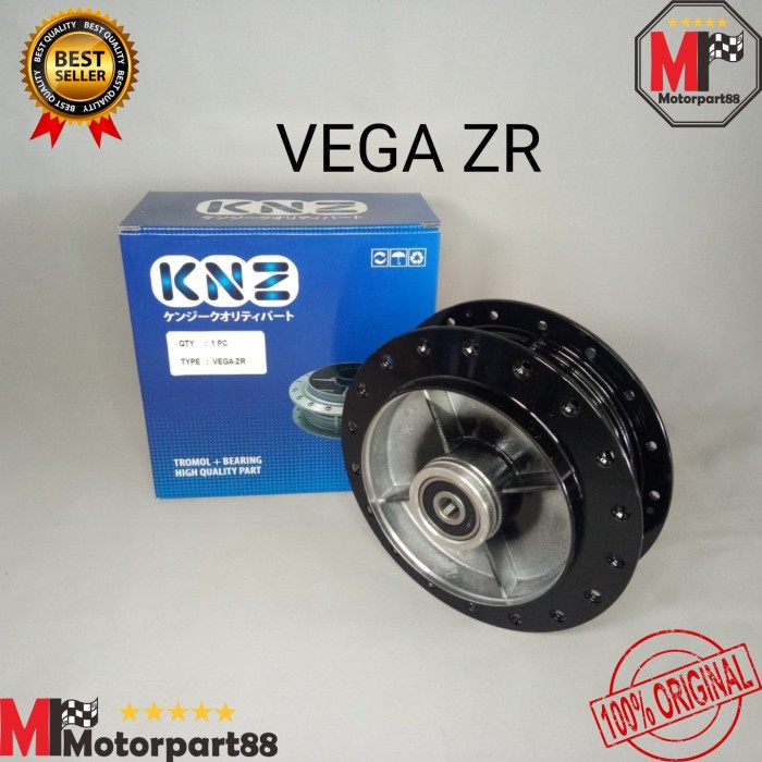 TROMOL BELAKANG VEGA ZR WARNA HITAM BERIKUT BEARING KNZ