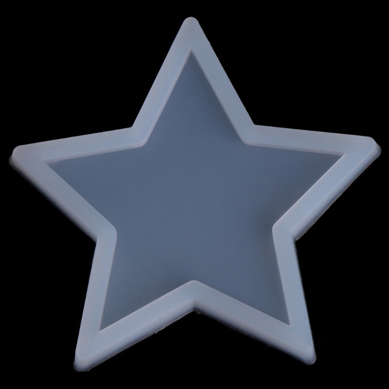 Glitter Five-pointed Star DIY Silicone Pendant Mold Making Jewelry Pendant Resin Casting