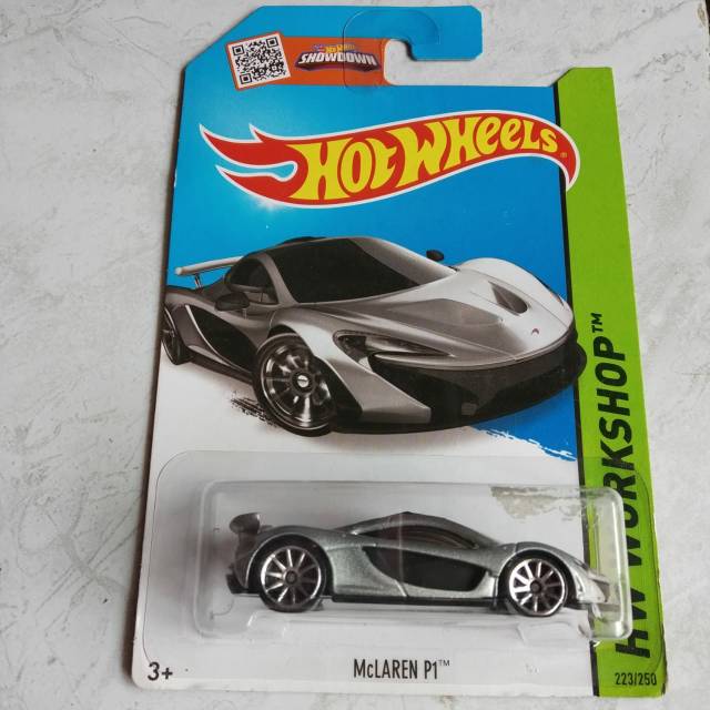 Hot Wheels Mclaren P1 silver