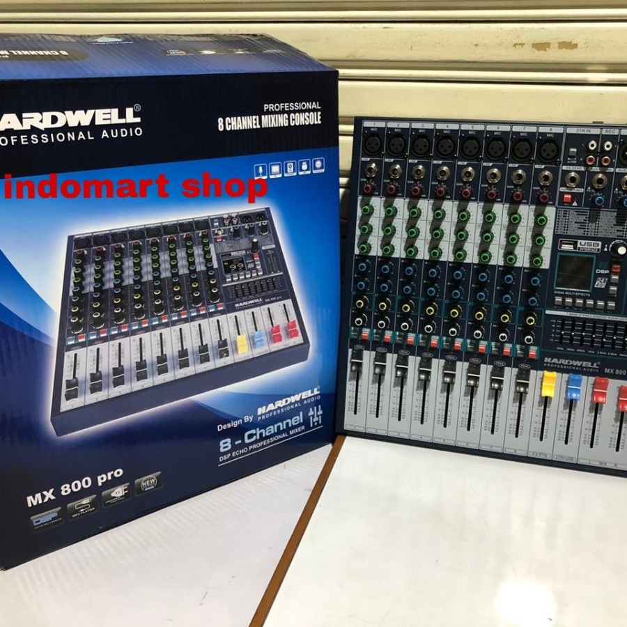 Mixer Hardwell MX 800 Pro 8 Channel Original