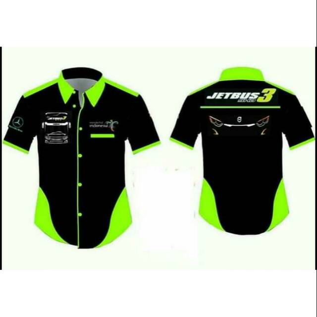 Baju bordir jet bus 3