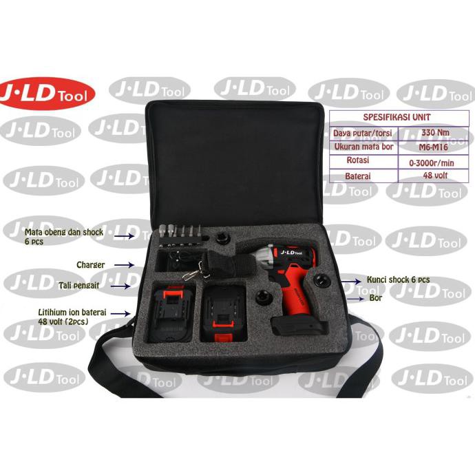 -READY- CORDLESS IMPACT WRENCH BRUSHLESS J88 BY JLD TOOLS
