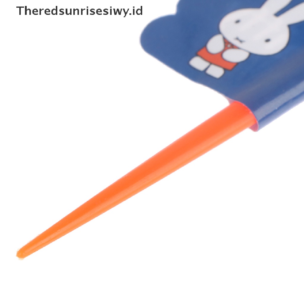 # Alat Pemotong Buah # 10pcs Garpu Buah / Dessert / Kue / Snack Mini Bentuk Kartun Hewan Kelinci / Babi