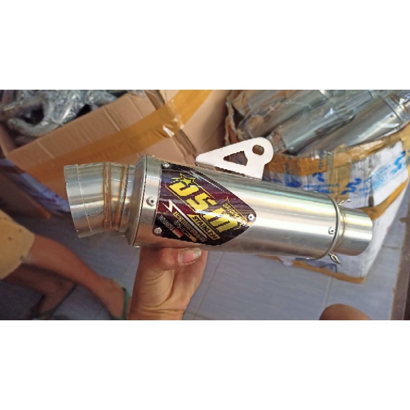 slincer knalpot racing DSM Muffler kompetisi 20cm