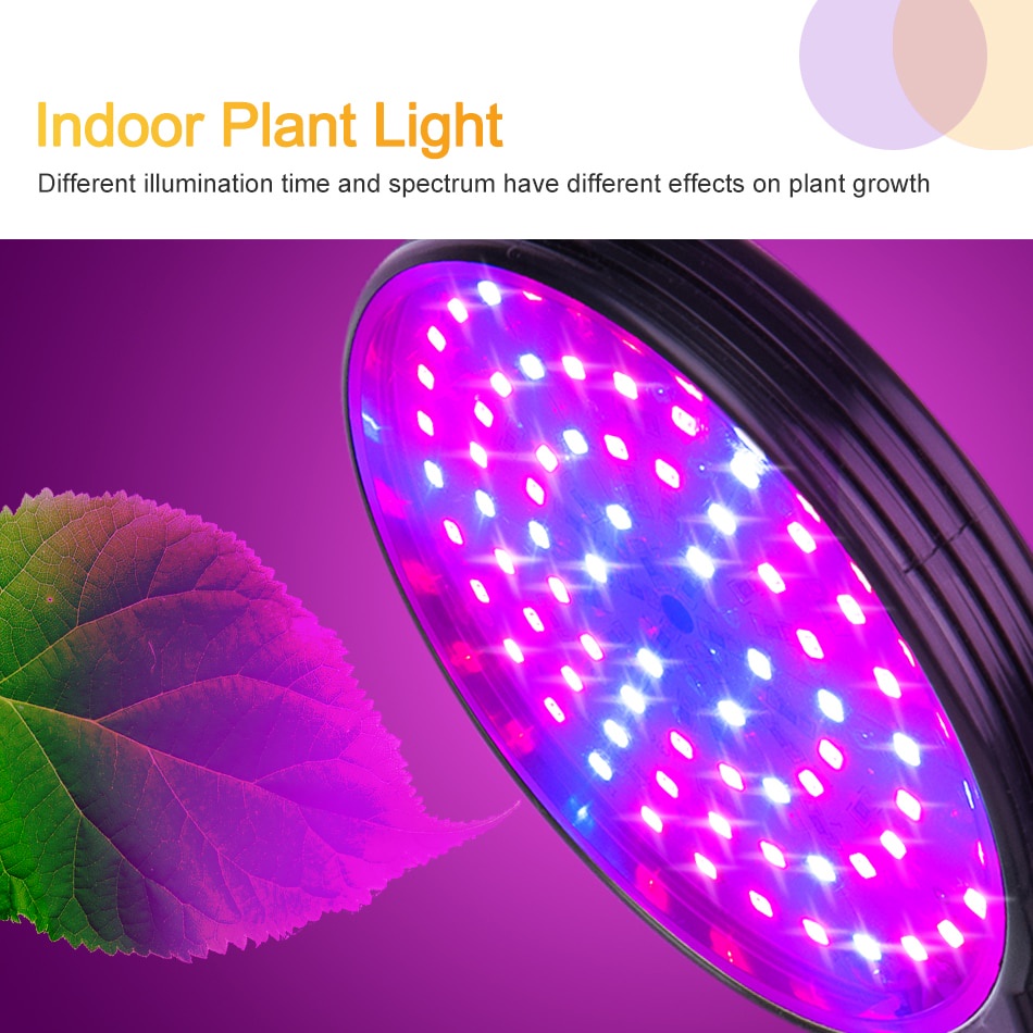 LED matahari buatan untuk tanaman dalam ruangan yang kurang sinar matahari agar tetap segar dan hidup Tanaman Matahari buatan Phytolamp Fitolamp Grow 3 Kepala 45W GL35 Full Spectrum LED Grow light ,DC5V USB WITH Clip,Grow Light for Indoor Plants