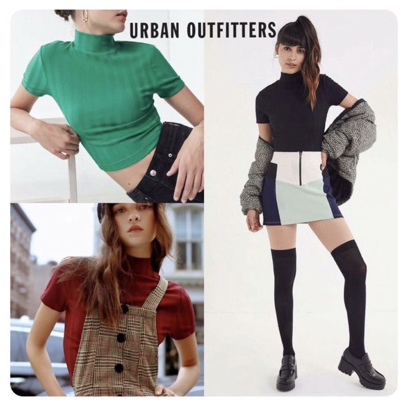 URBAN OUTFITER CROP TOP/KAOS WANITA