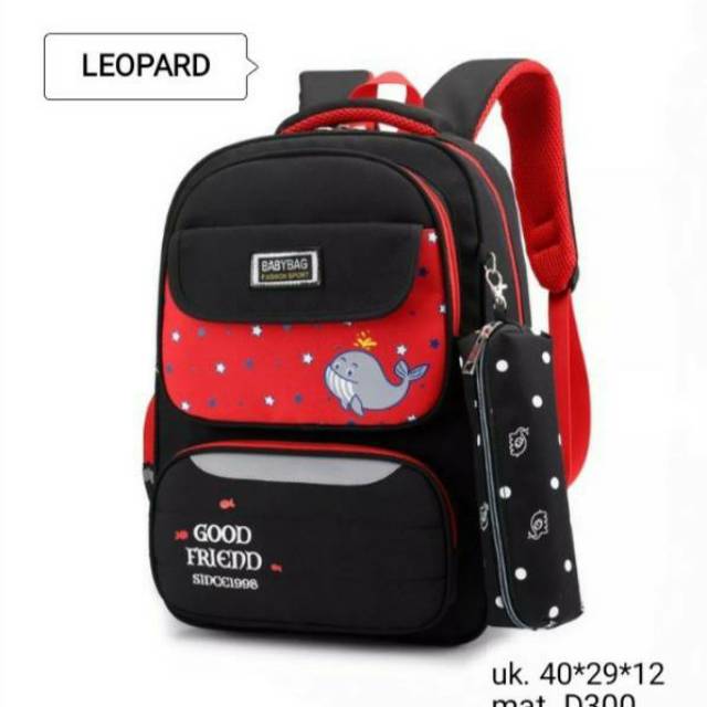 

(COD) Tas Ransel Anak Besar +Tempat Pensil