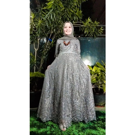 Realpic Gamis Ricis Sparkling Free Masker Original Butik