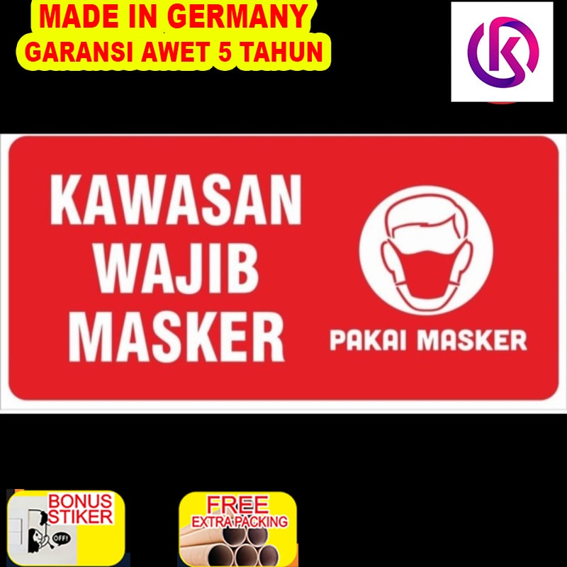 

Murah Sign Masker uk 60 x 40 cm