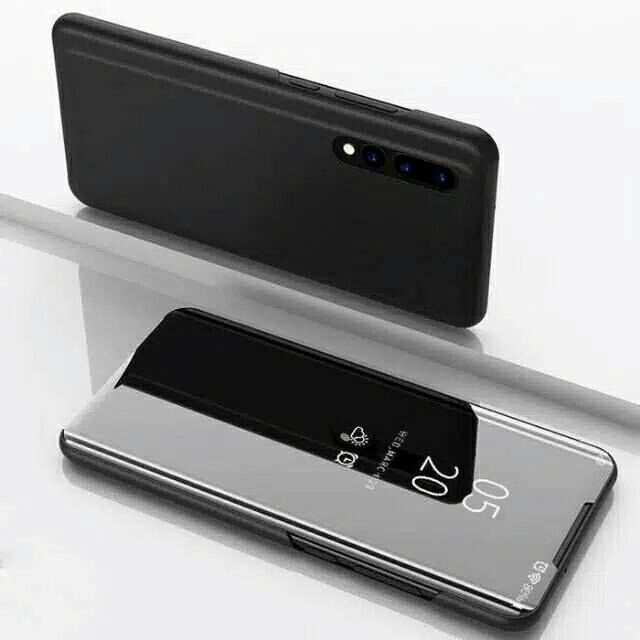 Terbaru!!!  Clear View cover standing casing Samsung A71 2020