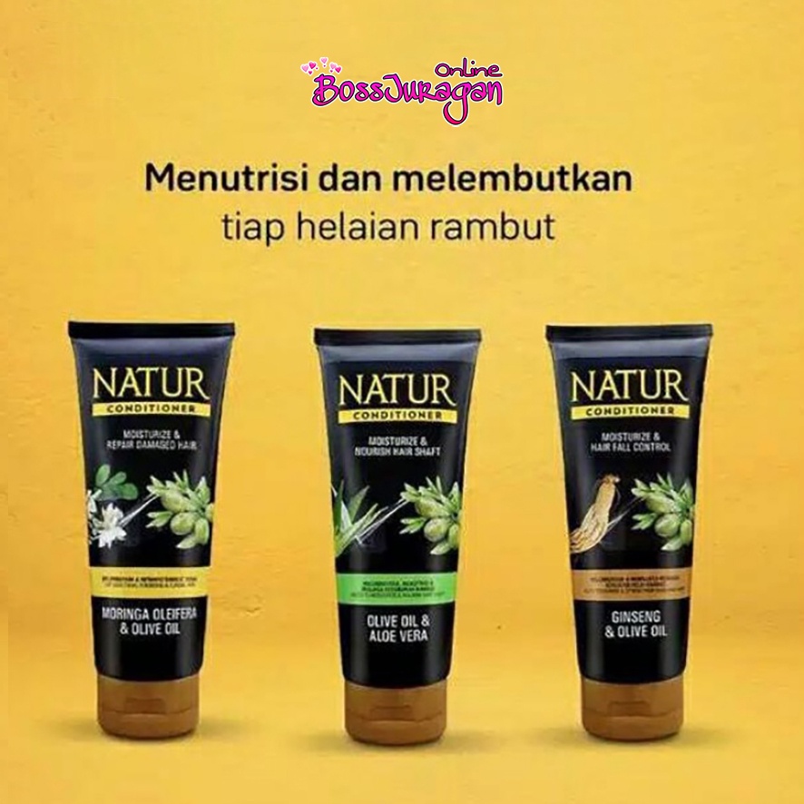 (BOSS) NATUR Hair Conditioner 165mL / Gingseng / Olive Oil / Moringa