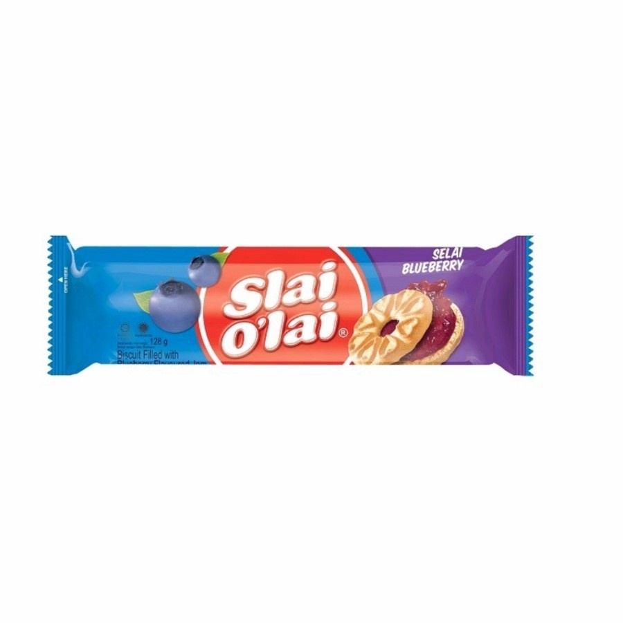 

Slai Olai Blueberry / strowbery Roll 128 gram g gr 128gr