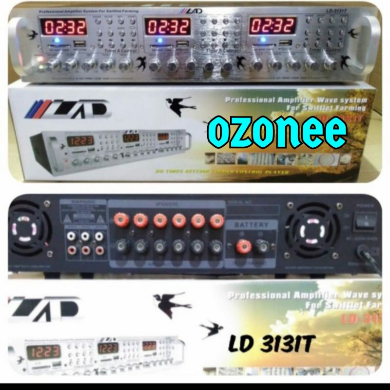 AMPLI FIER WALET LAD LD 3131TM 6 CHANNEL AMPLI LAD LD 3131 TM ORI