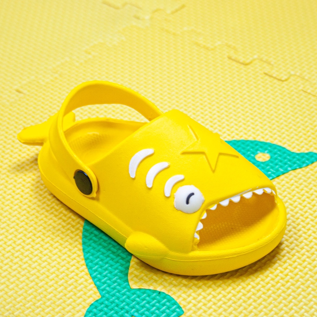 Sandal Let Anak Model Baby Shark Hiu Lucu Terbaru 371E (20/25) - Sandal Anak Karet