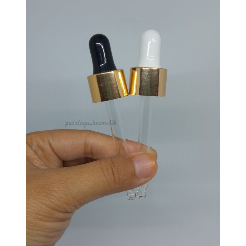 Pipet Kaca Ring Gold 30ml Pipet Kaca