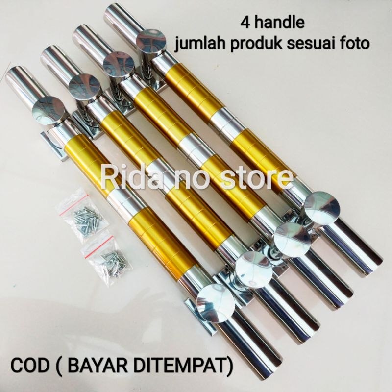 4 gagang handle pintu rumah 45 cm tarikan handle pintu rumah-100% ORIGINAL STAINLES