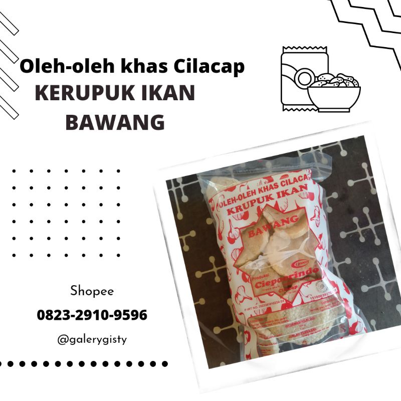 

Kerupuk ikan bawang