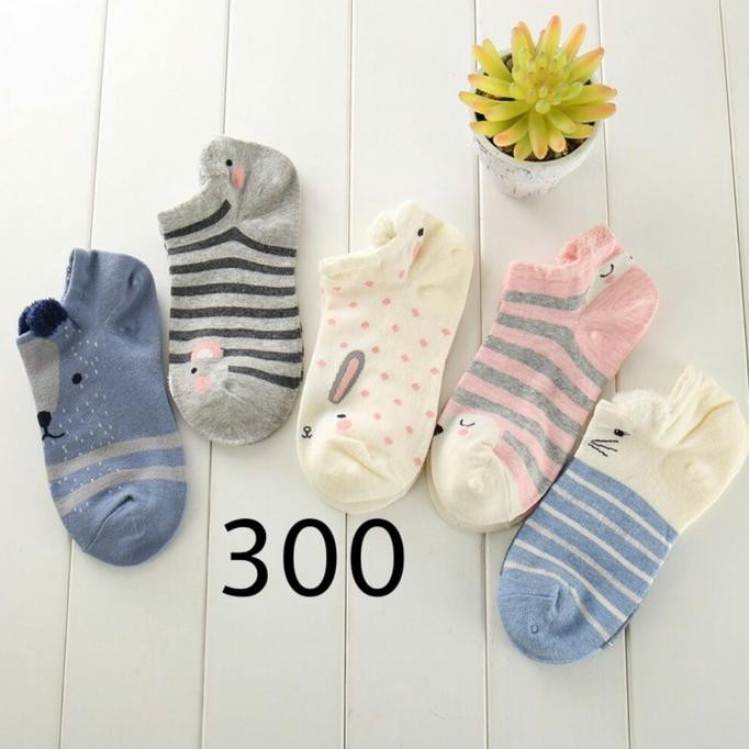 BARANG MURAH KAOS KAKI PENDEK TUMIT PEREMPUAN WANITA CEWE KOREA LUCU IMUT CHINA FREE ONGKIR..