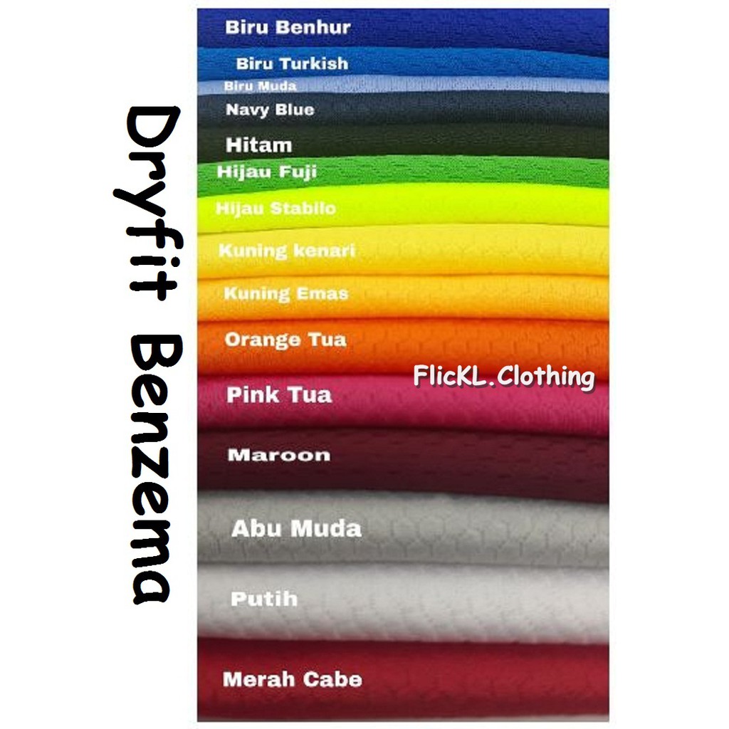 Kain Dryfit Benzema Bahan Jersey Benzema Dry Fit Benzema Kilo